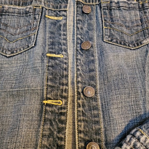 21 Distressed Jean Jacket - Picture 9 of 13